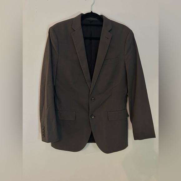 Jcrew Ludlow Sports Jacket 100% Cotton Solid Gray Preppy Causal Sz 38R - Picture 2 of 16